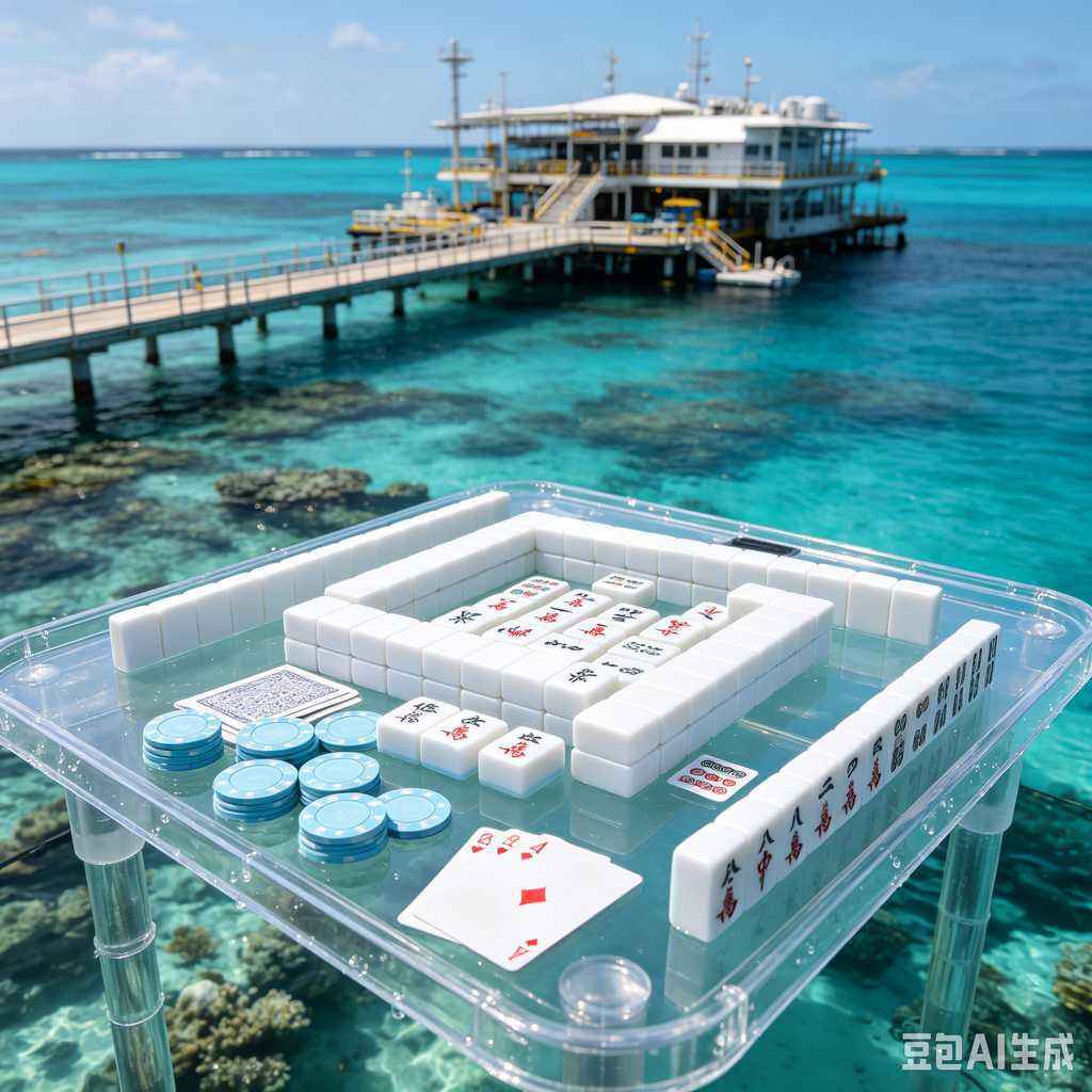 minimal text mahjong set