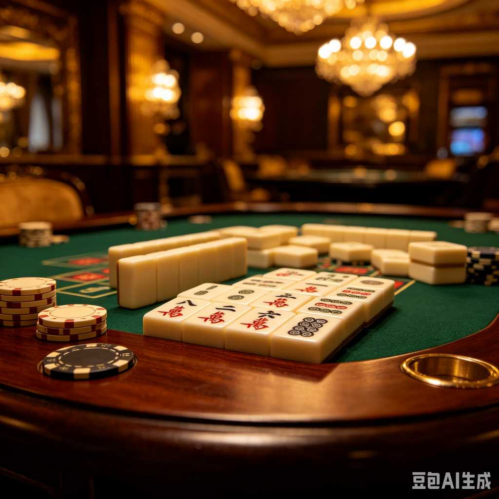 modern text mahjong tiles