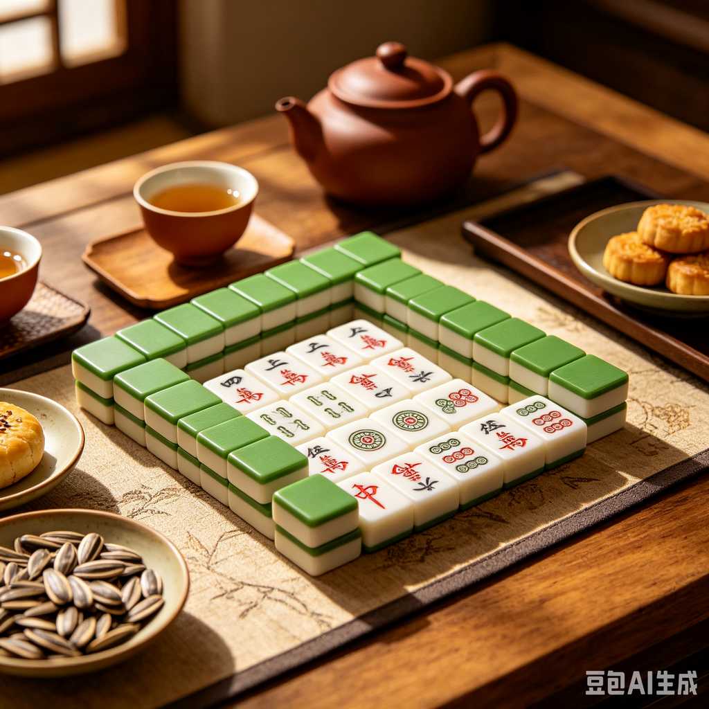 hotel room mahjong set